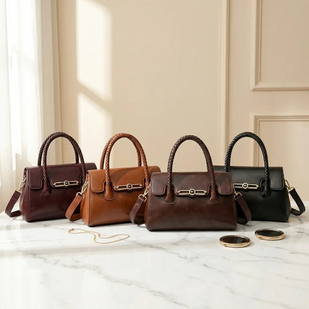 Sac à main bandoulière artisanal - Lucinda
