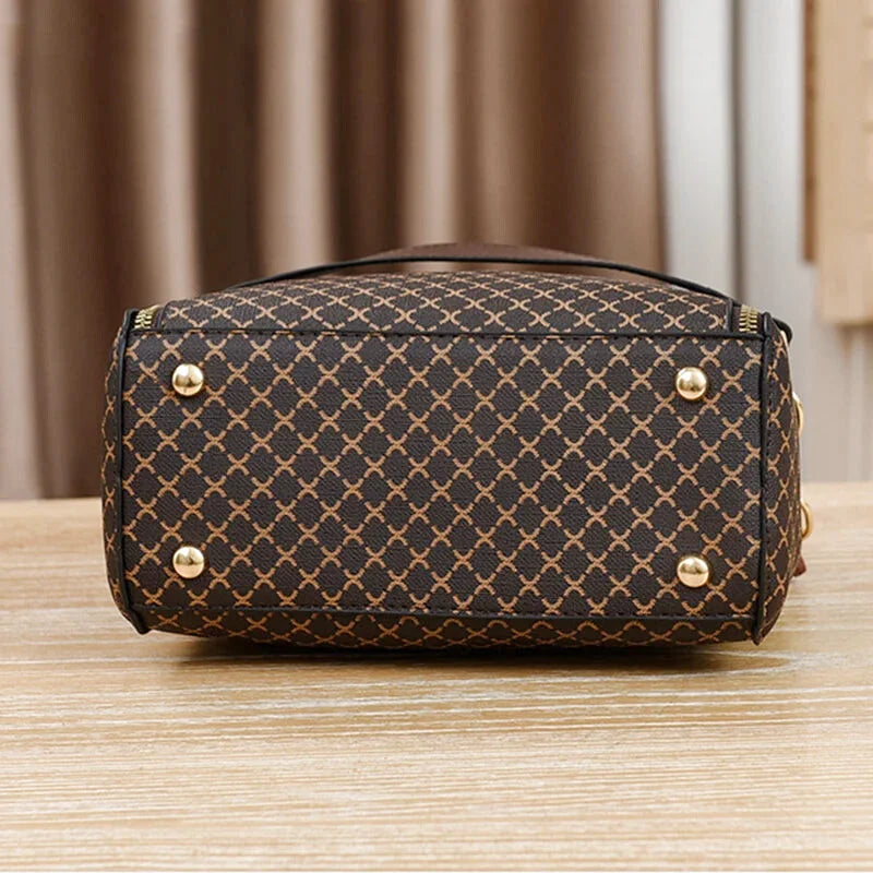 Sac à main bandoulière intemporel à carreaux - Clelia