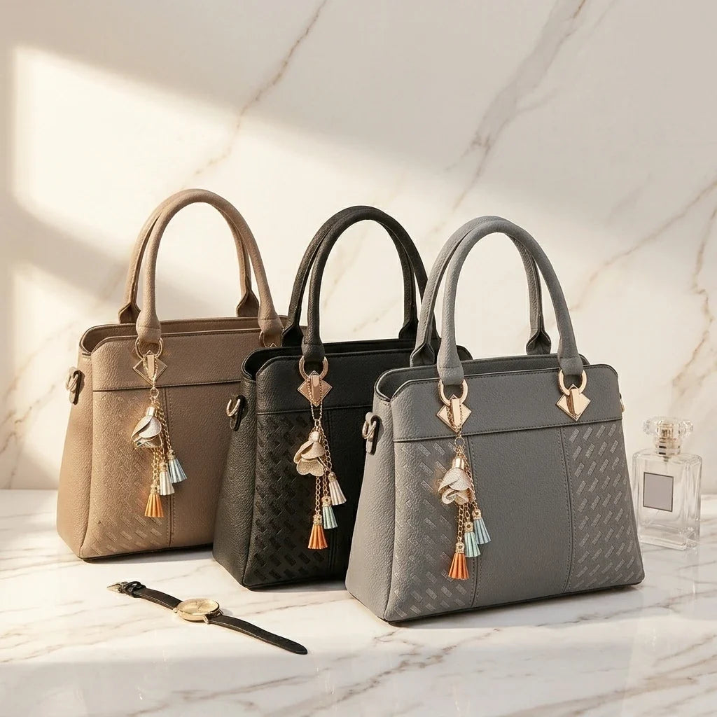 Sac à main bandoulière brodé charmant - Camilla