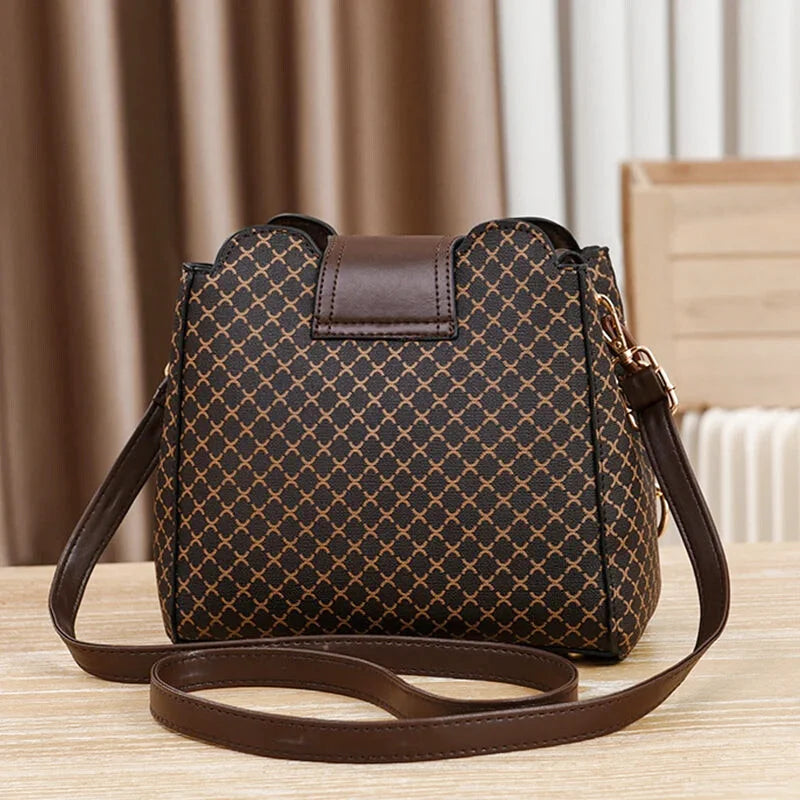 Sac à main bandoulière intemporel à carreaux - Clelia